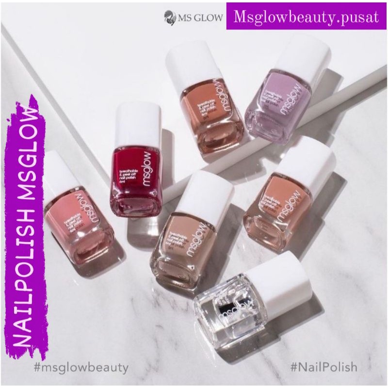 NAILPOLISH MS GLOW 100% ORIGINAL AGEN JAKARTA