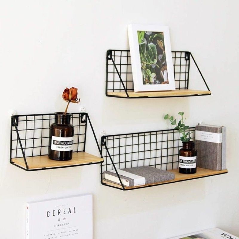 PAKET RAK DINDING TEMPEL GANTUNG RADIT Rak Gantung Hiasan Dinding