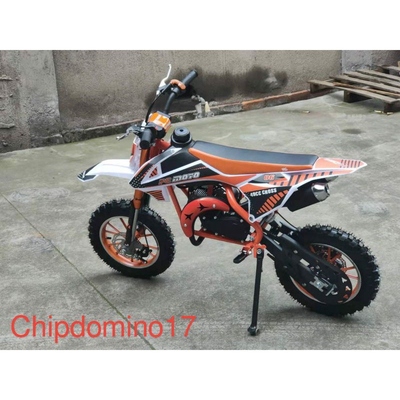 MOTOR MEDIUM TRAIL 06 50CC NEW DOUBLE KNALPOT (2SLINCER)~MOTOR CROSS