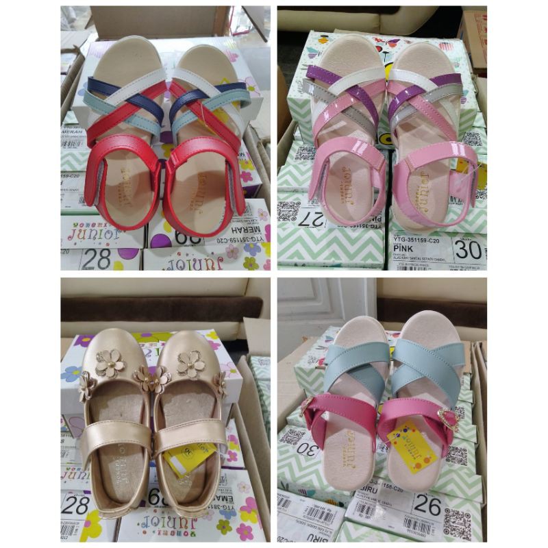 Sandal & Sepatu anak perempuan Yongki Junior