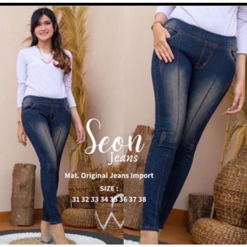 #CELANA JEANS CEWEK ORIGINAL//SEON JEANS