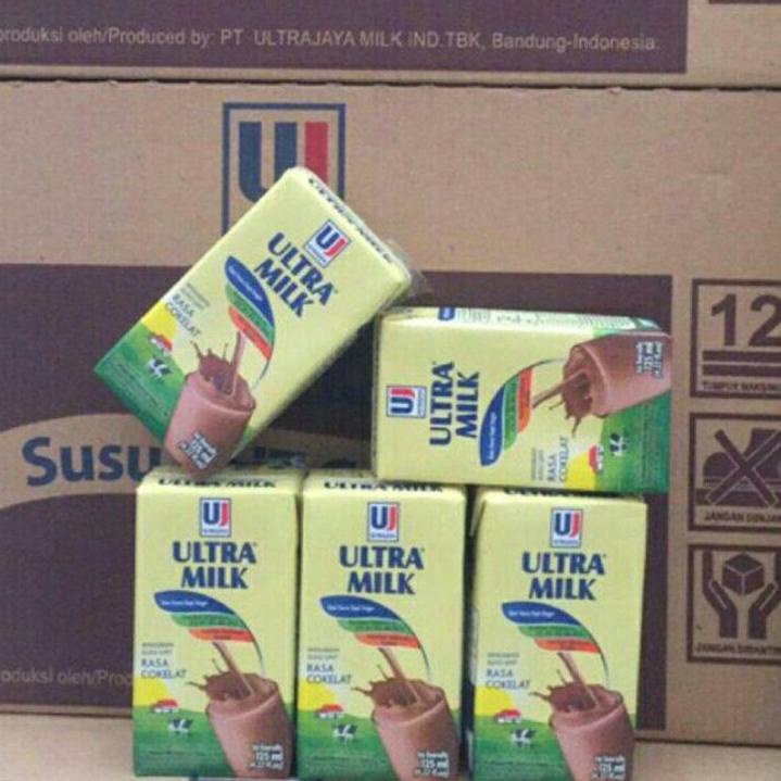 

IDI3u8T--Ultra Milk UHT 125ml 1dus isi 40pcs / Ultramilk 125ml coklat strawberry