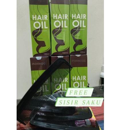 Terlaris Hair oil | ironwood | minyak kemiri | minyak rambut | penghilang uban