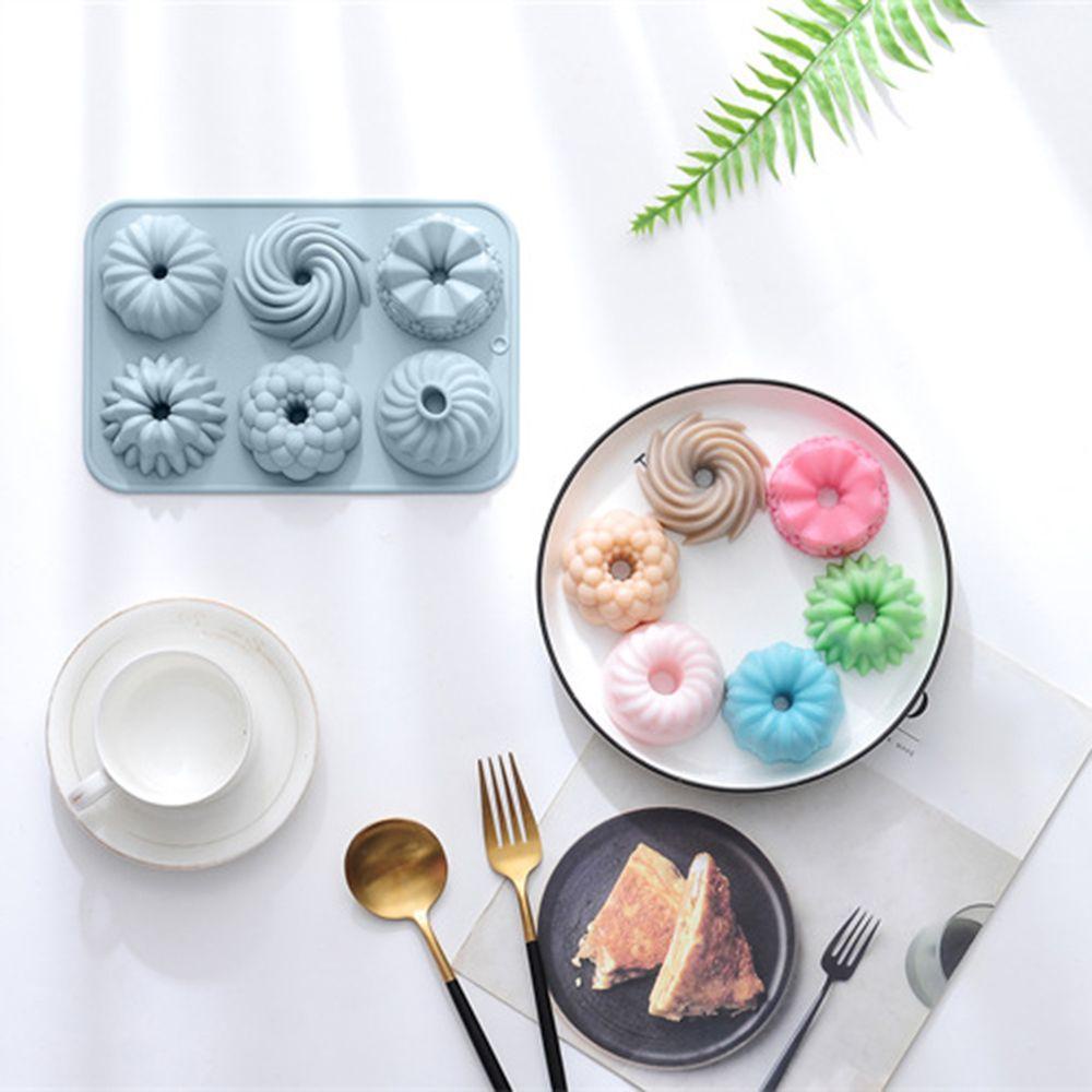 Preva 3D Muffin Cup Baking Soap Mould Alat Dekorasi Kue Cetakan Jelly Dome Mousse