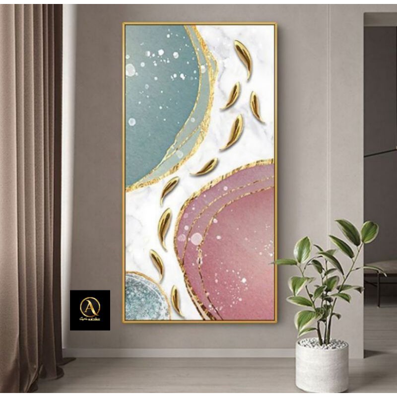 lukisan ikan koi modern