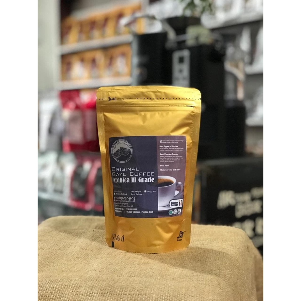 

Original Coffee Bubuk Kopi Gayo Arabica Hi Grade Ground 100gr