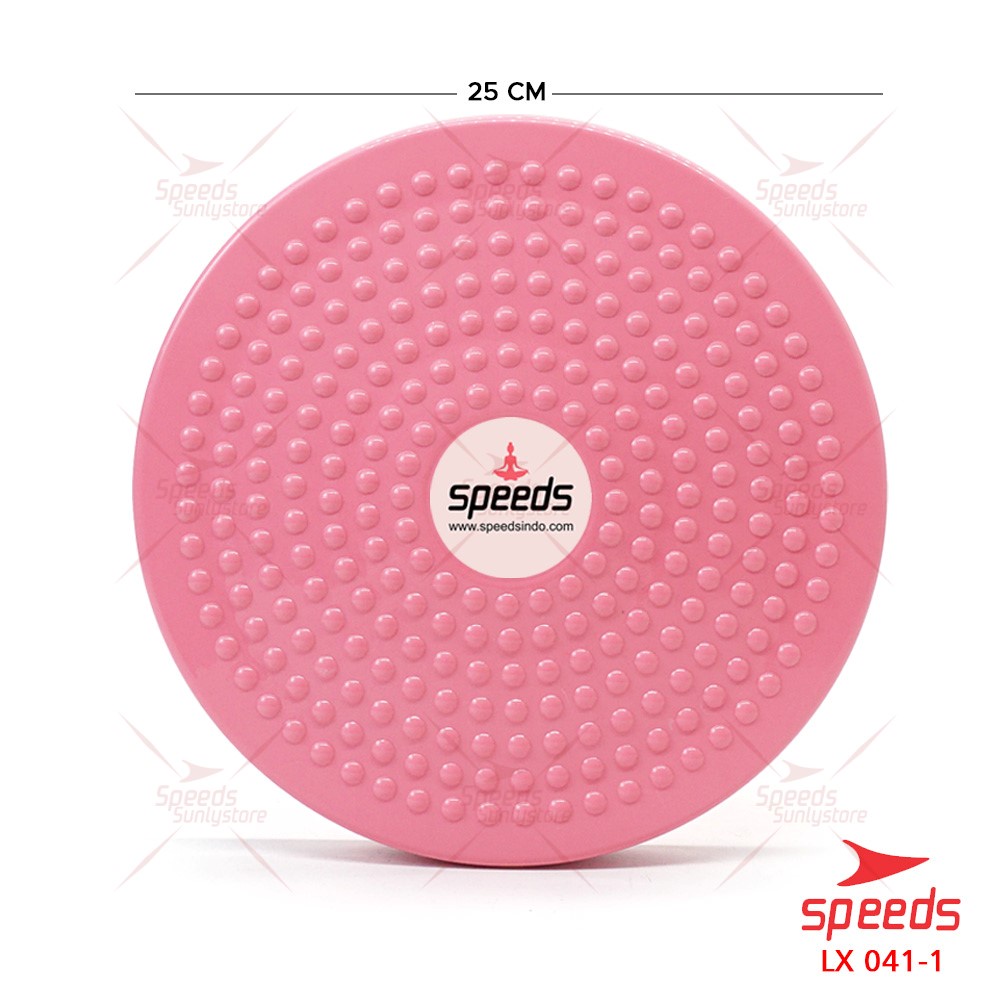SPEEDS Waist Twisting Kaki Olahraga Rumah Portabel Fitness Pelangsing Perut Paha Pinggul Waist Twisting Terpisah 041-5-TWISTING-1 PINK