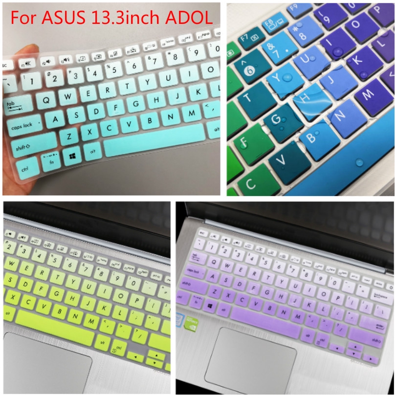 Cover Pelindung Keyboard Bahan Silikon Lembut Ultra Tipis untuk Asus 13.3inch