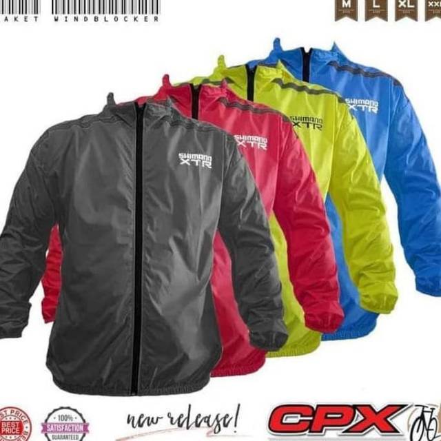 Original jaket olahraga parasut/Jaket Sepeda Parasut XTR WINDBREAKER