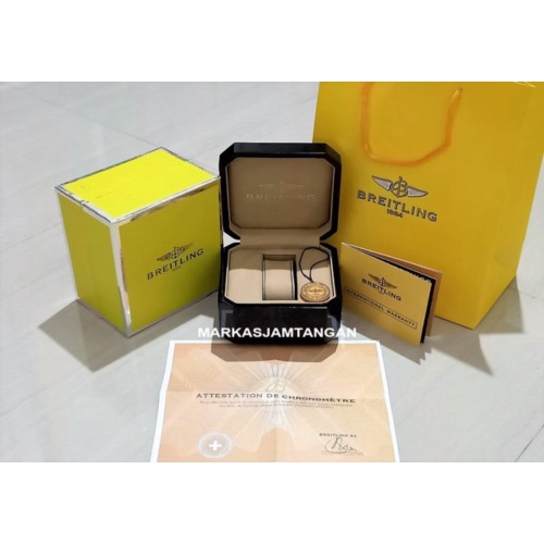 Unik Jual Box Jam Tangan BREITLING ORIGINAL FULL SET Limited