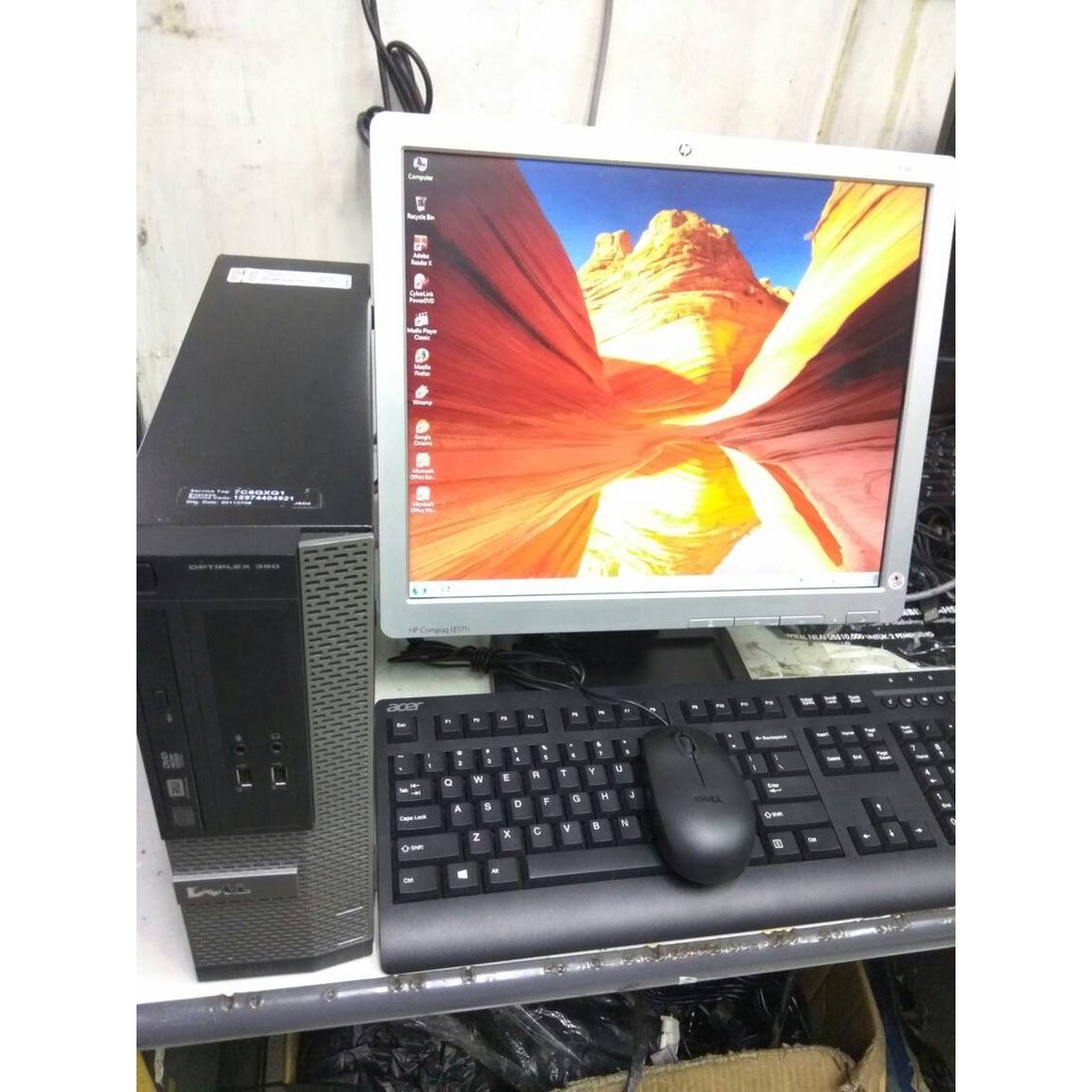 sale paket komputer Branded dell,core i3-lcd 17" dell, murah dan oke