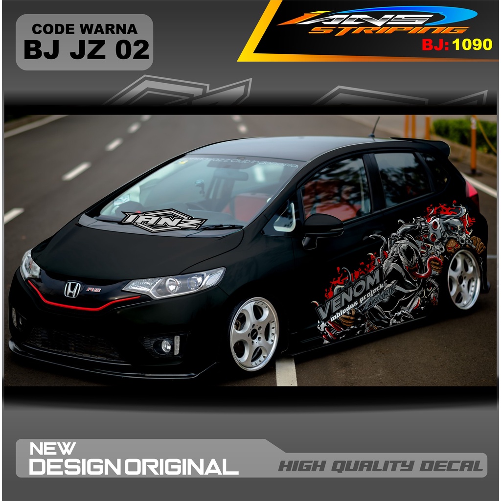 STIKER MOBIL JAZZ / STIKER MOBIL BRIO / DECAL STIKER MOBIL SWIFT / STIKER MOBIL TOYOTA / DECAL STICKER MOBIL / STIKER YARIS AYLA