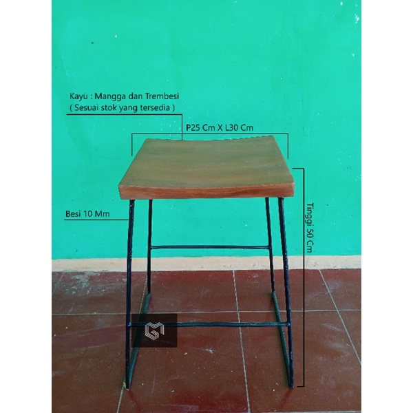 kursi bar/kursi cafe/kursi coffe shop tinggi 50 cm