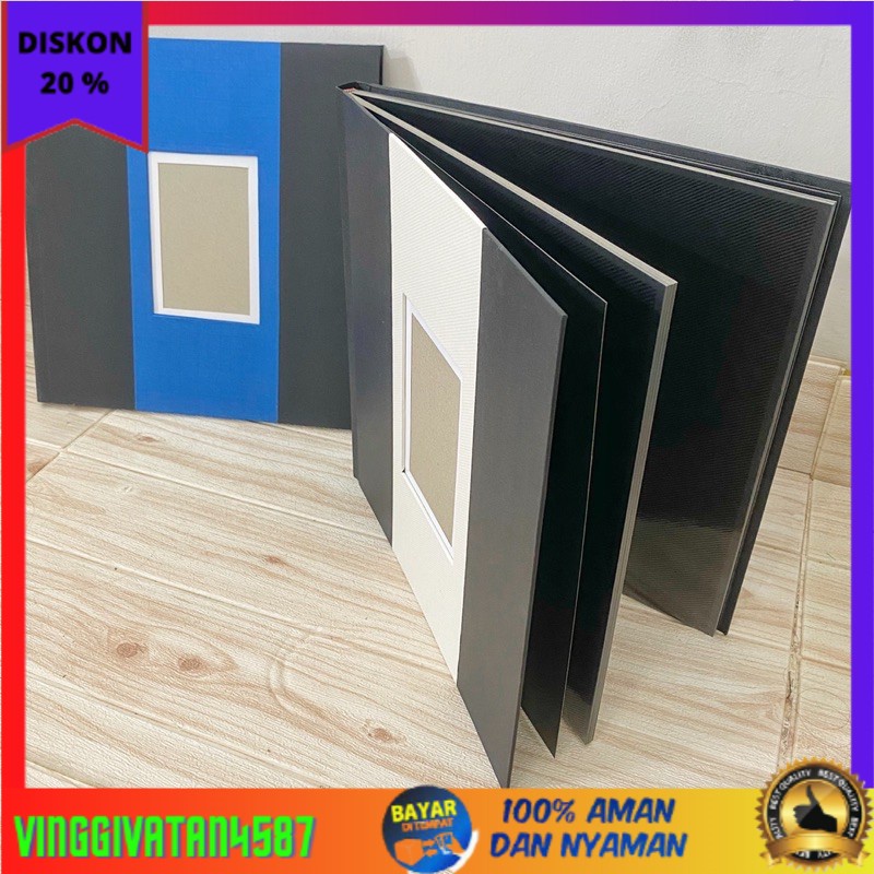 

⭐BISA COD⭐ Album Foto Jumbo lubang 4R magnetik / tempelan / rekatan / tempel / rekat 10 15 20 sheet