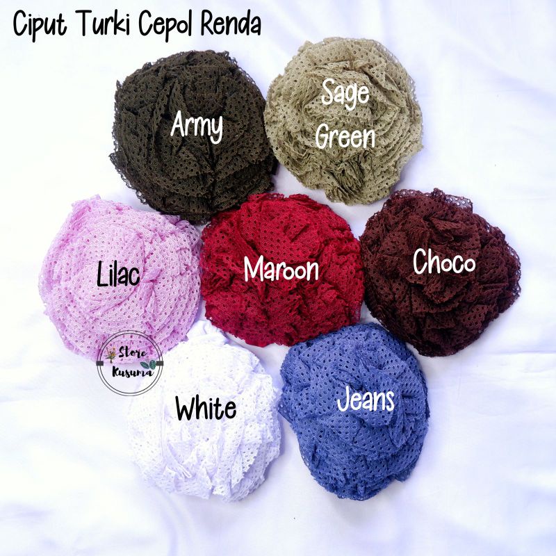 Ciput Turki Cepol/Inner Turki Renda