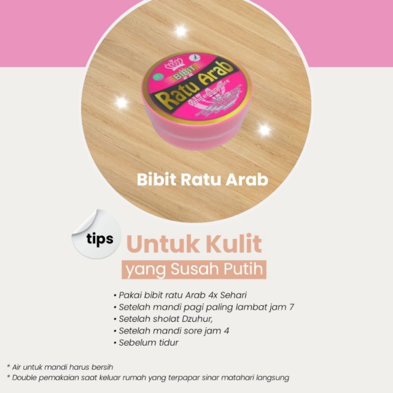 HANDBODY BIBIT RATU ARAB ORI / HB PEMUTIH