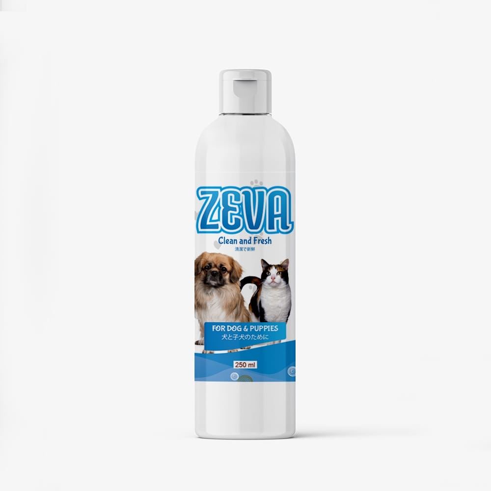 Zeva Shampoo Anti kutu Fungal Scabies Untuk Kucing dan Anjing 250 ML