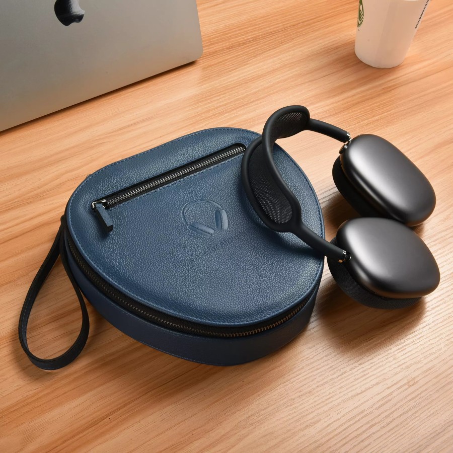 Wiwu Chicago Leather Case For Airpods Max With Auto Sleep Function