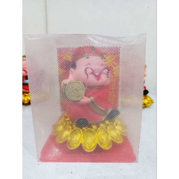 Patung Dewa Caishen Rezeki / Pajangan Imlek CNY / Dekorasi Souvenir Imlek / Minature Dewa