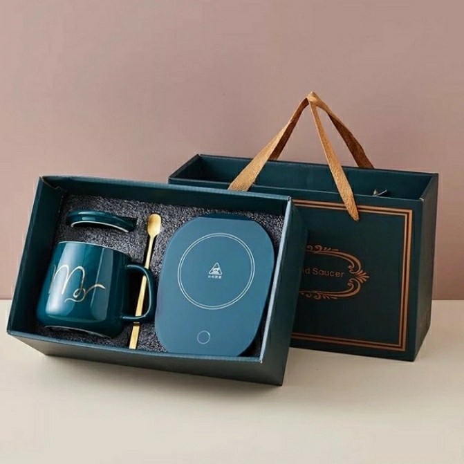 mug warmer premium - Putih