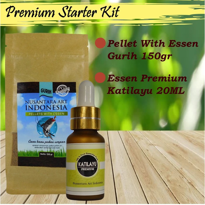 Essen Getah Katilayu Premium 20ml & Umpan Pancing Ikan Tombro Pellets With Essen Varian Gurih