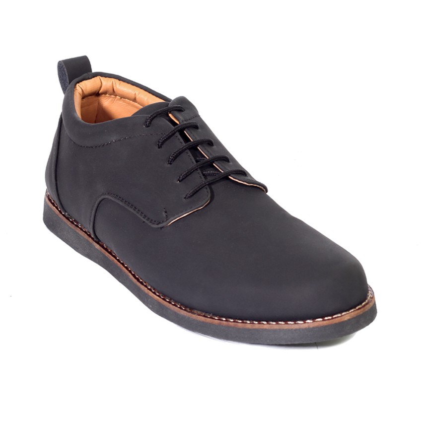 JAVIER BLACK |FORIND x Zensa| Sepatu Pantofel Klasik Formal Pria Derby Lokal Original Footwear Ori