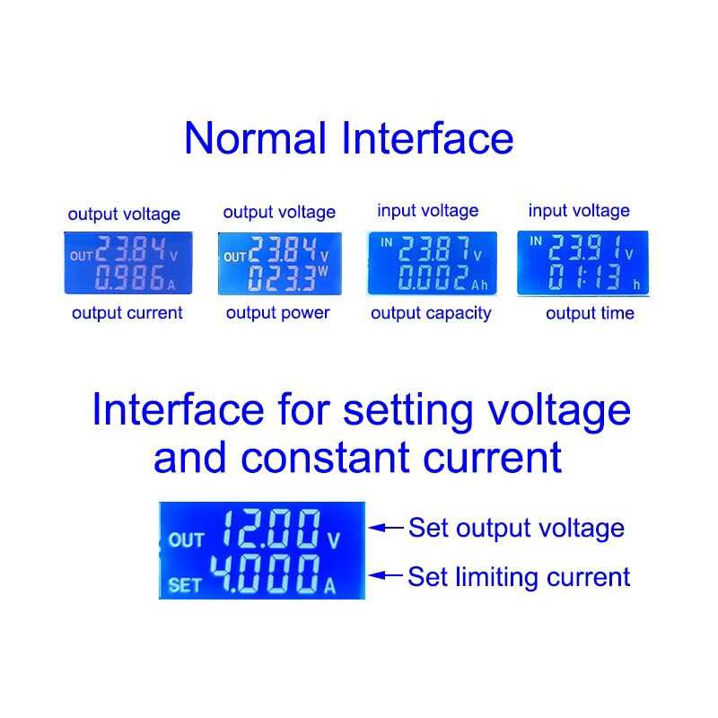 Module DC Buck Boost Converter CC CV 30V 4A with LED Display - ZK-4KX