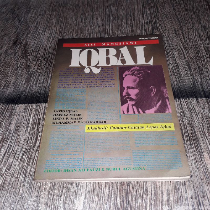 SISI MANUSIAWI IQBAL CATATAN LEPAS MUHAMMAD IQBAL