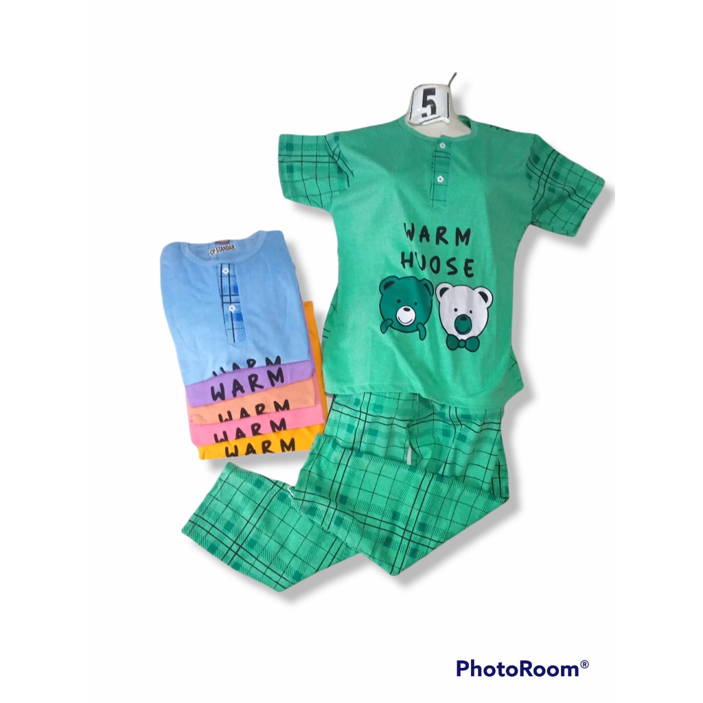 SETELAN PIYAMA CP / PIYAMA KAOS IMPORT