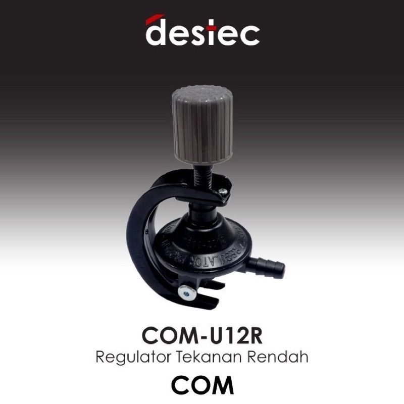 Destec Kepala Regulator Gas Model Kunci Putar Non Meter Kunci Ganda COM201S