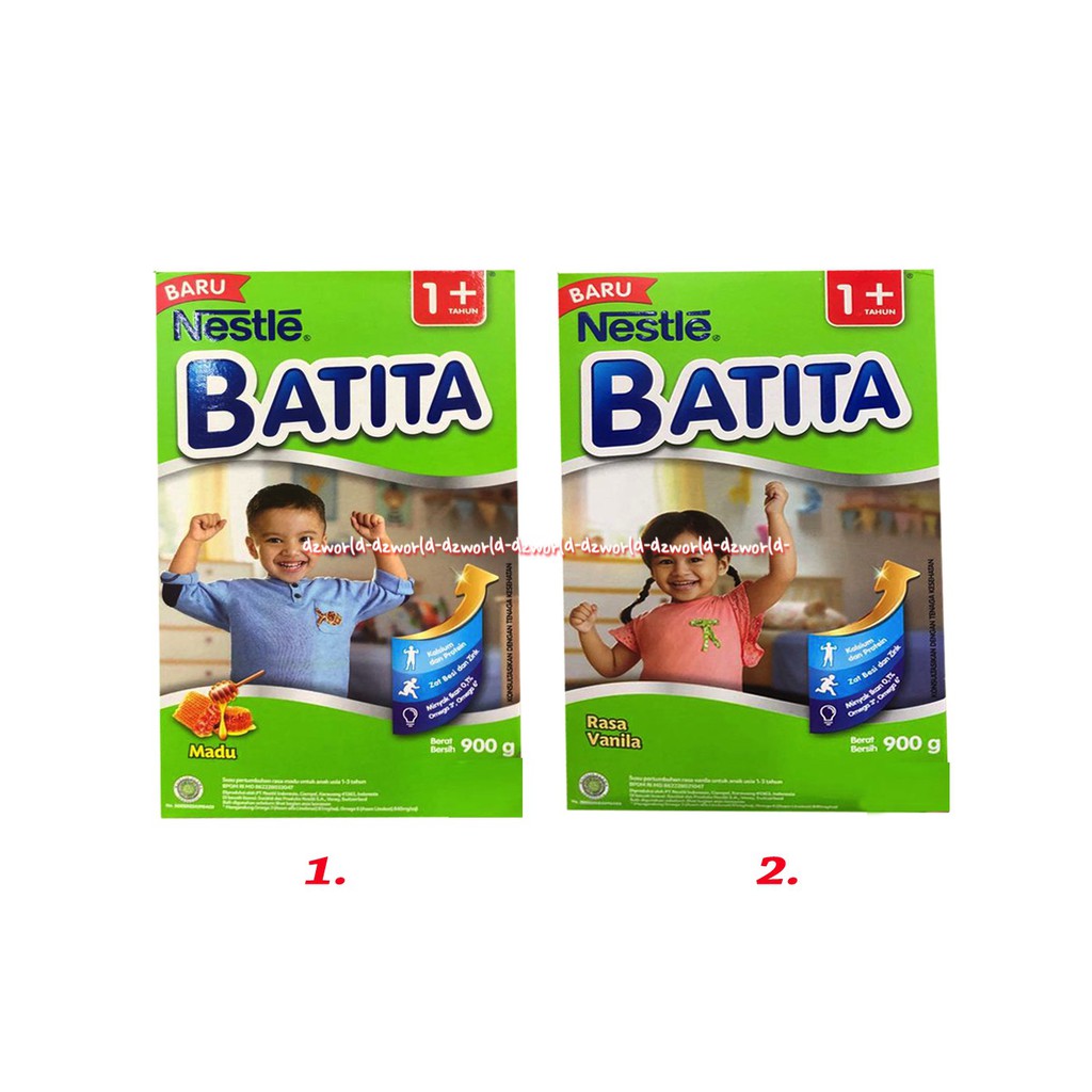 Dancow Batita 1+ Rasa Vanila Susu 1 Plus 1-3tahun Nestle Vanilla Honey 900g