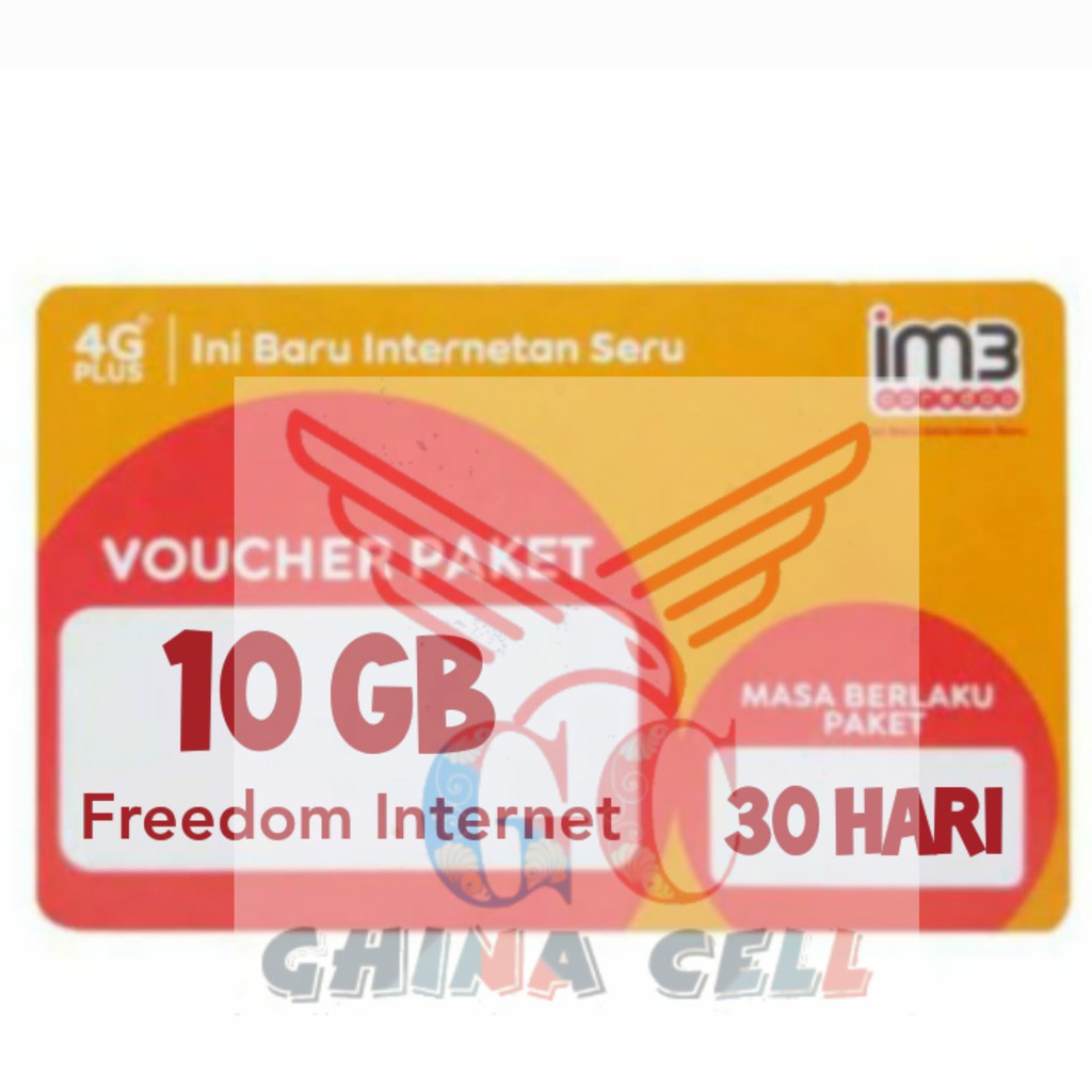 Voucher Indosat Freedom Internet 10Gb