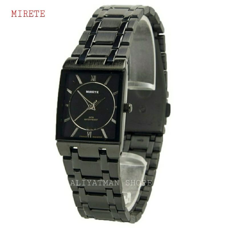 JAM CEWEK MIRETE PERSEGI BARU WATER RESISTANT MIRETE ORIGINAL JAM TANGAN KASUAL WANITA PERSEGI PANJANG KUARSA IMPORT SEGI EMPAT ELEGAN MEWAH COD