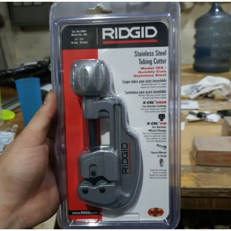

MDN | RIDGID Tubing Cutter 35S Stainless Steel Cutter-29963