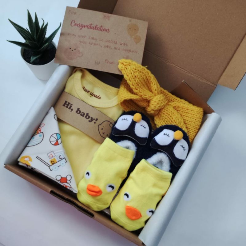 Kado Lahiran Bayi Perempuan / Kado Bayi Baru Lahir / Hampers Bayi Cewek / Set Bayi Perempuan