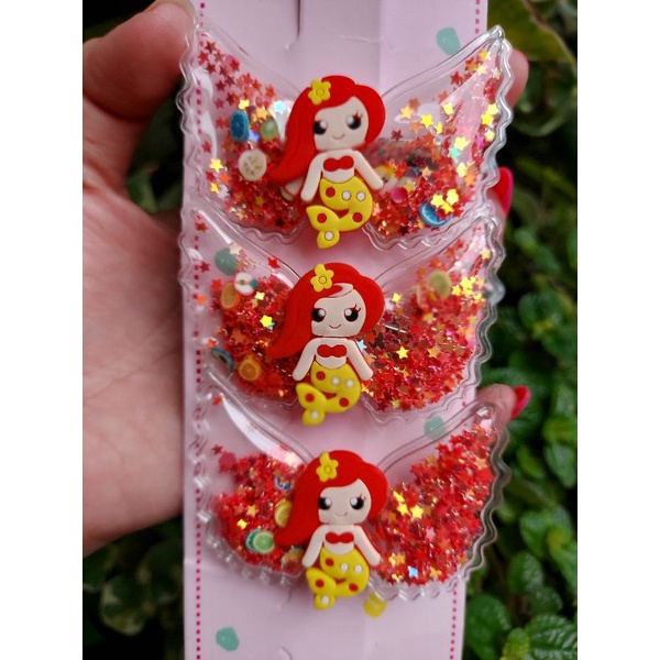 [ULTRATOYS] JEPIT RAMBUT MERMAID GLITTER JEPIT ANAK PEREMPUAN KOREA