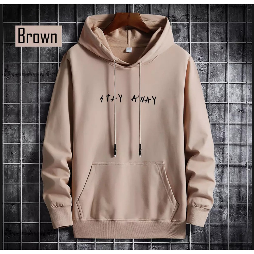 COD (BAYAR DITEMPAT SWEATER HODDIE STAY AWAY/ SWEATER HODDIE UNISEX - SWEATER HODDIE COTTON PREMIUM)