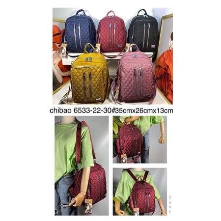 Tas Wanita Ransel Chibao kode 6533-22-30 Import#Tas Ransel Import#Tas Santai#Tas Kerja#Tas Sekolah#