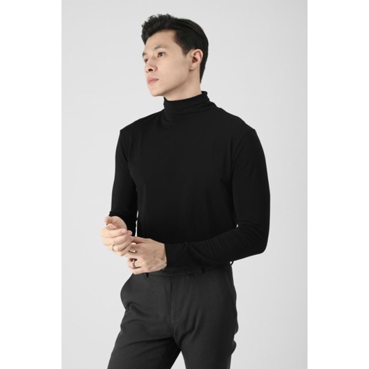 COOLBREEZE TURTLENECK TEES BLACK SIZE S MALE.ID MALE