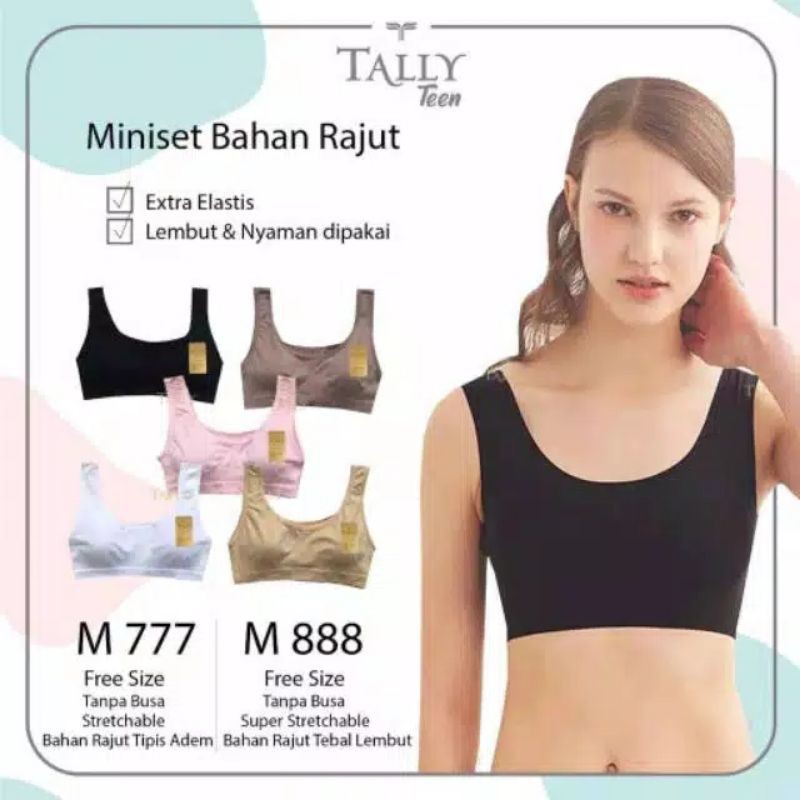 Miniset rajut halus Tally 888 jumbo  Nyaman dipakainya