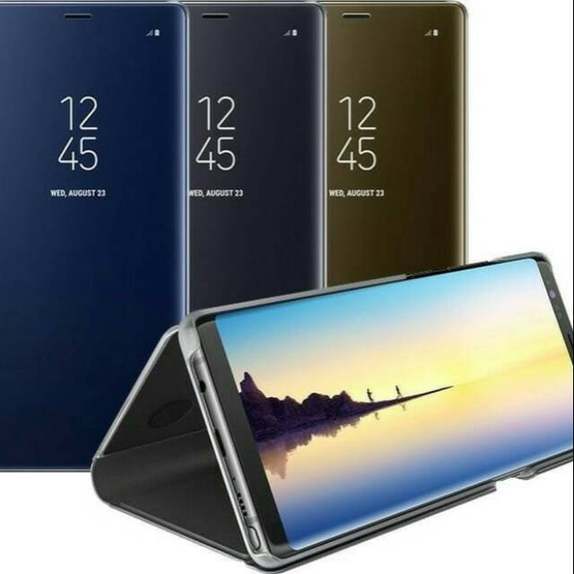 Clear view cover flip Samsung galaxy J7 pro flip cover view J7 pro