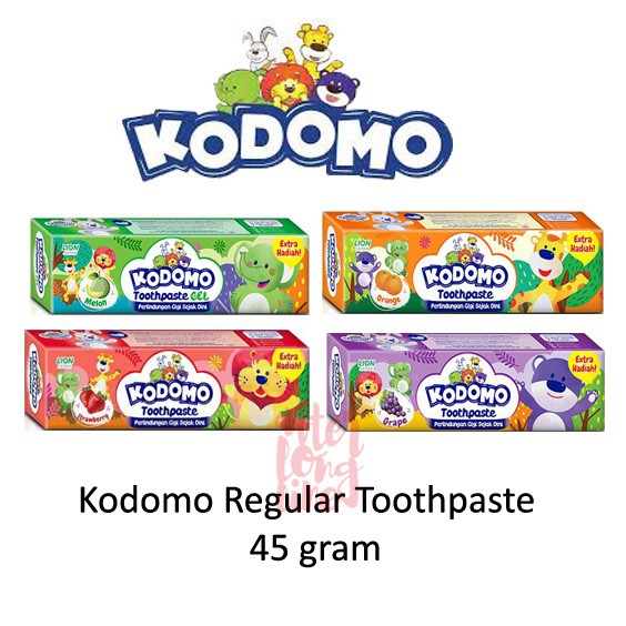 Jual KODOMO Toothpaste Pasta Gigi Tube 45 Gram - Orange | Shopee Indonesia