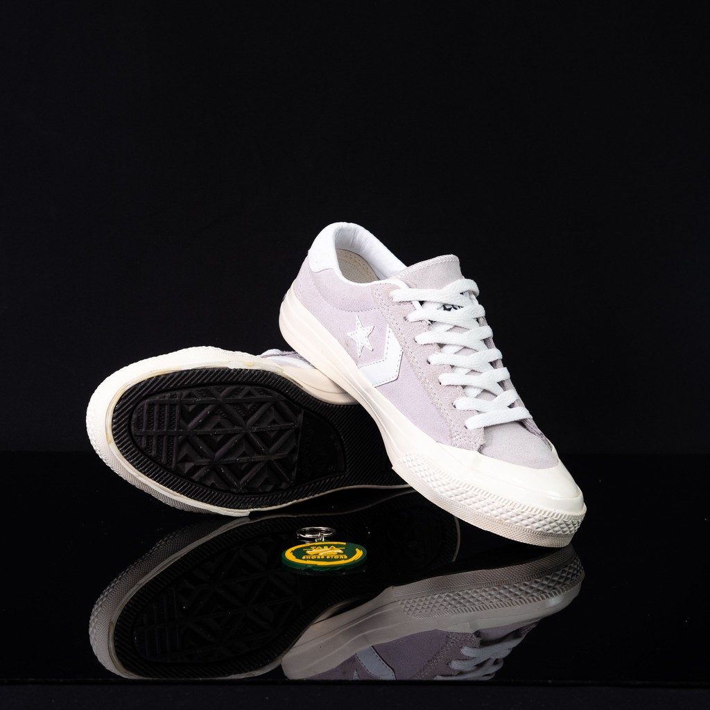 Sepatu Sneakers Chevron Star Grey White Pria Wanita Premium