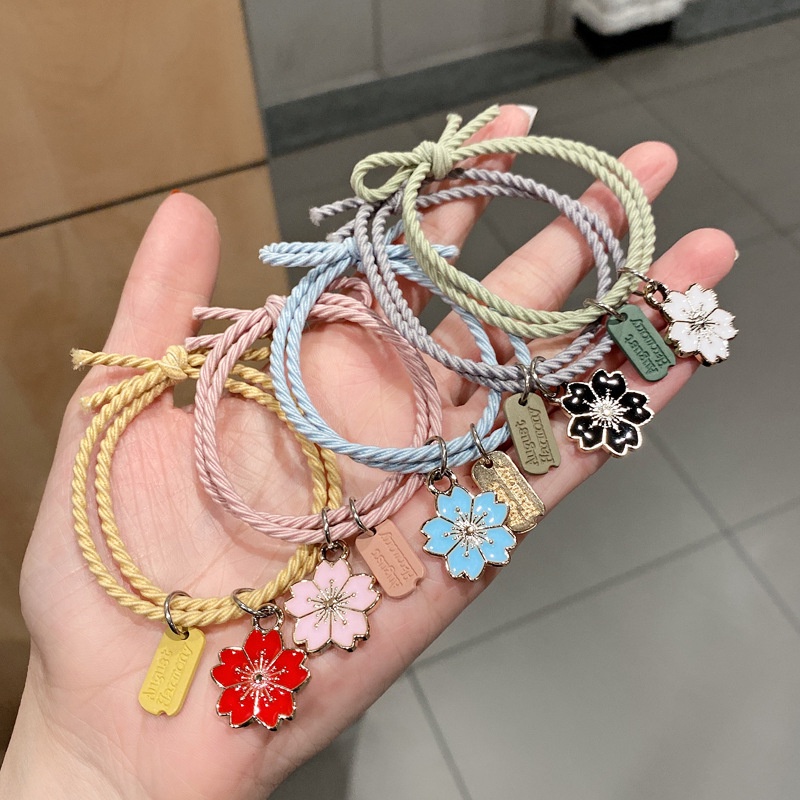 IKATAN RAMBUT KOREA IMPORT / IKAT RAMBUT KARET MOTIF KOREA STYLE / AKSESORIS RAMBUT KOREA / KARET GELANG RAMBUT-I.R - #35 RANDOM