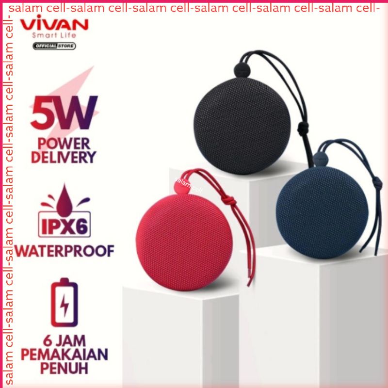 Spiker Bluetooth VIVAN VS2 Portable Mini Wireless Outdoor Waterproof IPX6