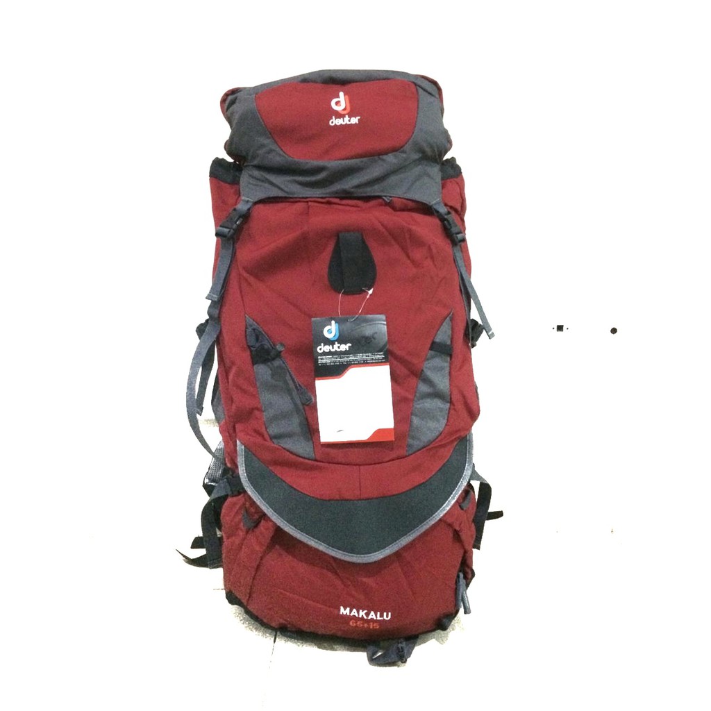 TAS GUNUNG DEUTER - CARRIER DEUTER - DEUTER MAKALU 60+15L - MERAH