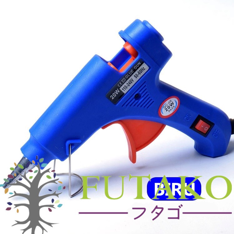 FUTAKO Alat Tembak Lem Glue Gun / Alat Lem Tembak Besar / Alat Lem Bakar / Glue Gun 60 Watt Isi Besar