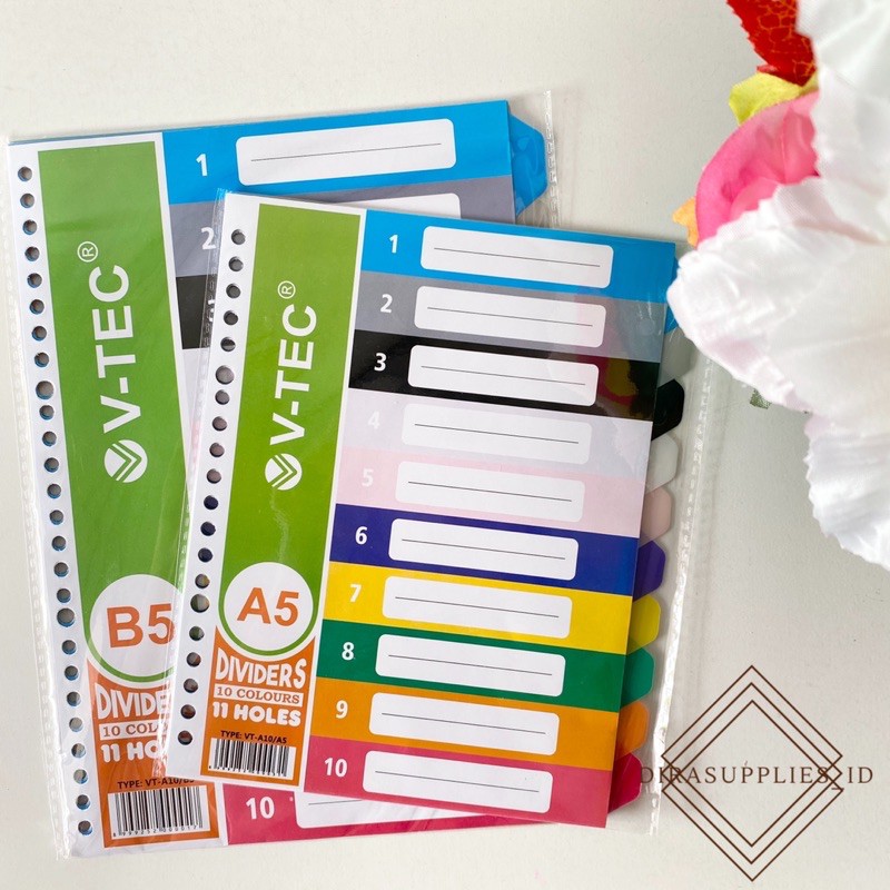 Jual Pembatas Binder A5 B5 | Pembatas Binder Plastik | Pembatas Binder