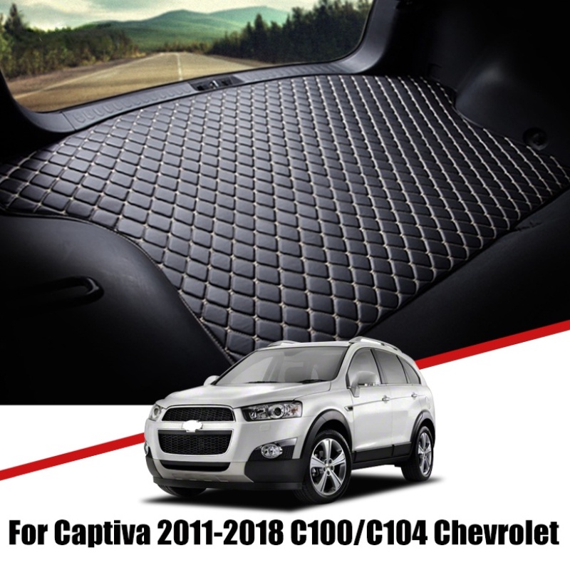 Matras Bagasi Mobil Bahan Kulit Untuk Chevrolet Captiva 7 Holden 2011 2012 2013 2014-2018