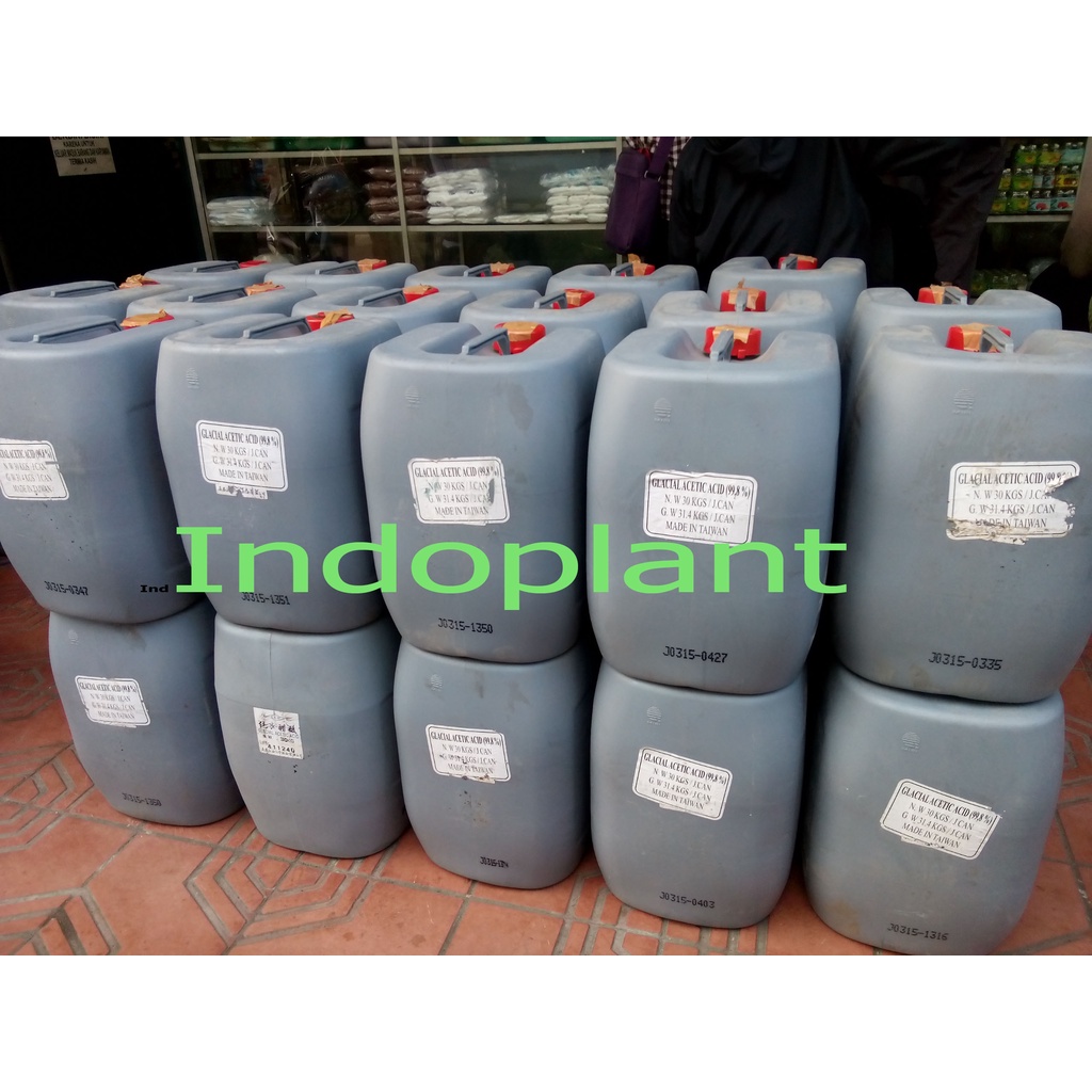 Asam Cuka Glasial 1 Liter Glacial Asetik Acid 99,8% Cuka Pekat 1 L